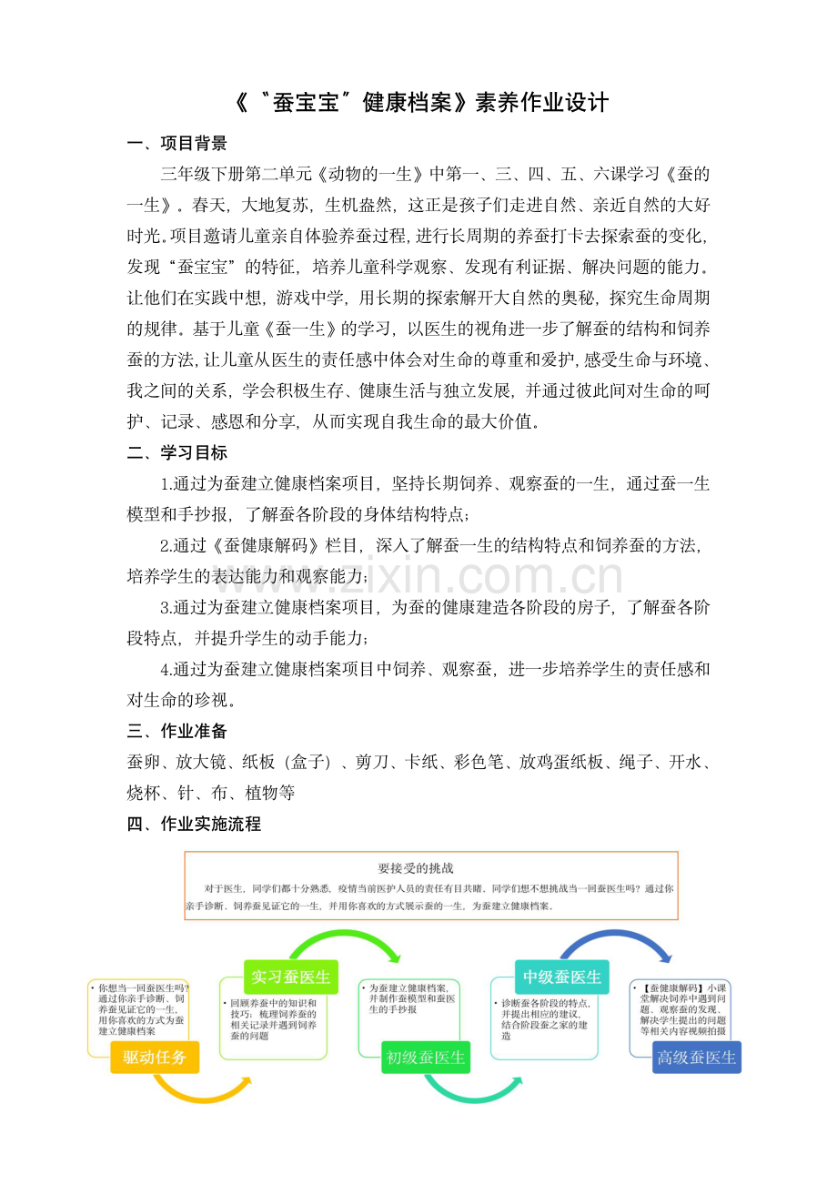 《蚕宝宝健康档案》素养作业周耀.pdf_第1页