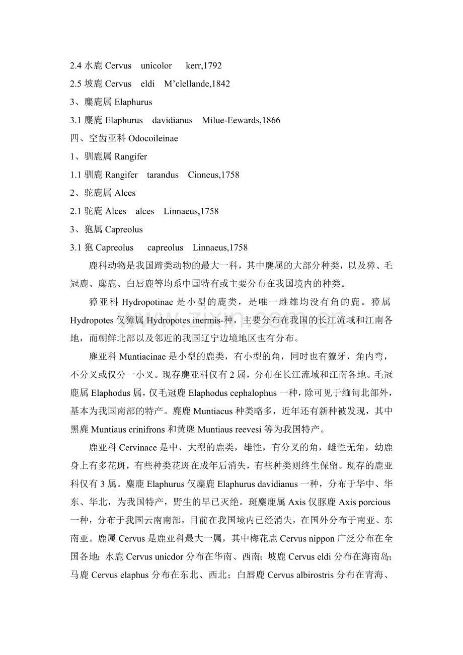 中国鹿的分类.doc_第2页