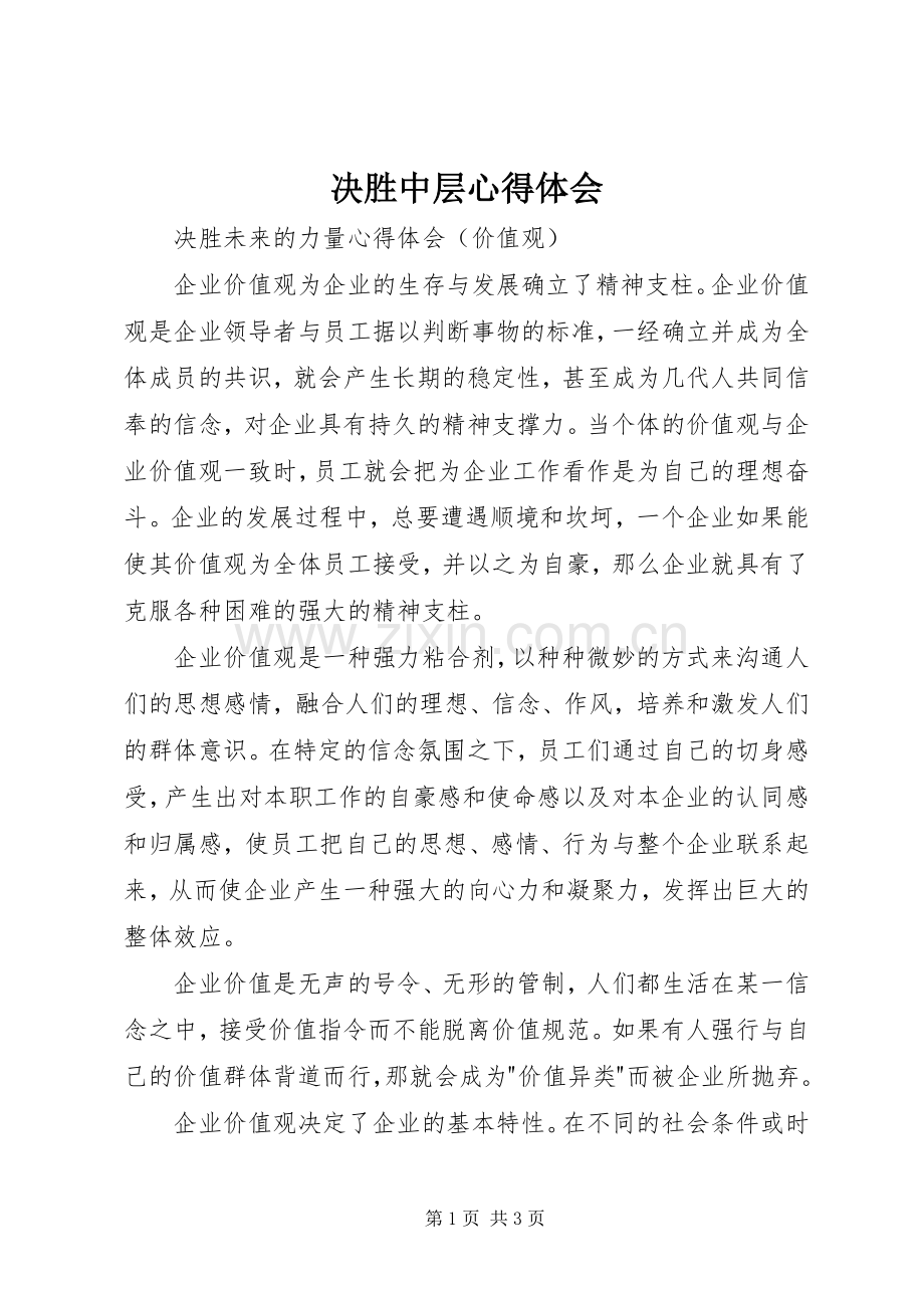 决胜中层体会心得.docx_第1页