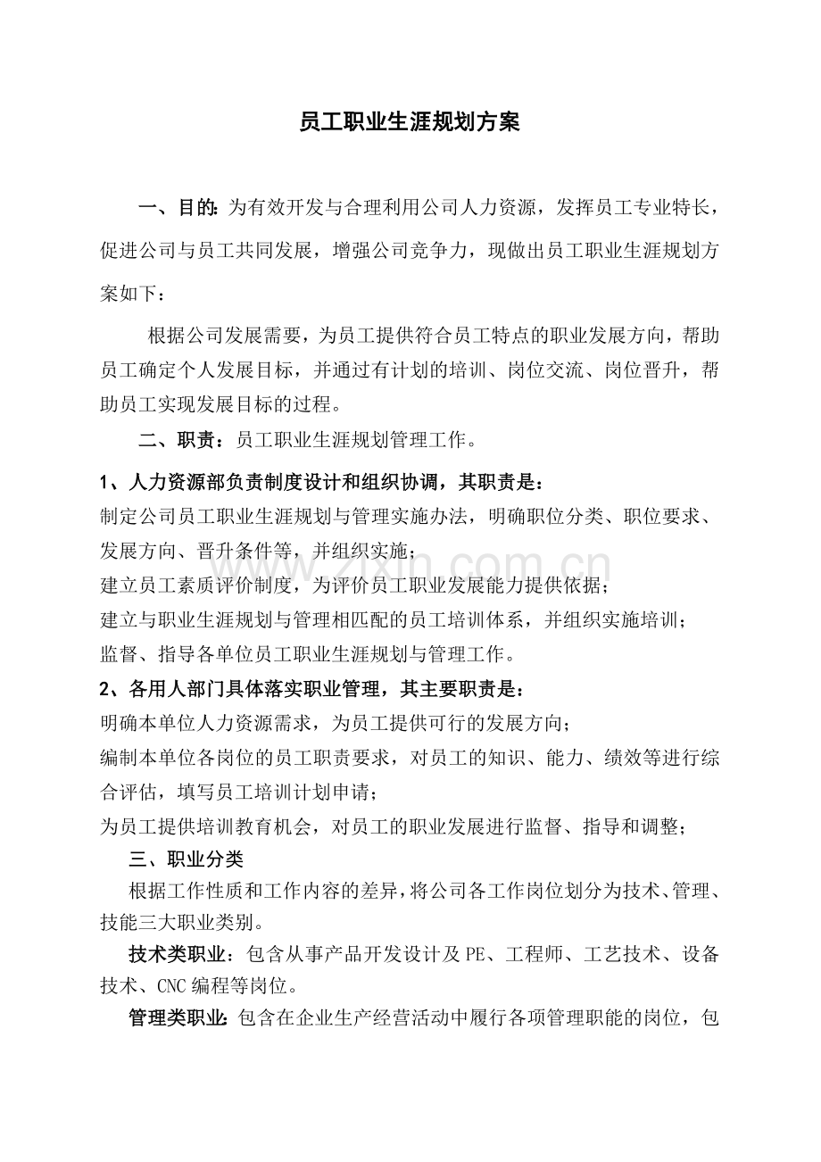 员工职业发展规划.doc_第1页