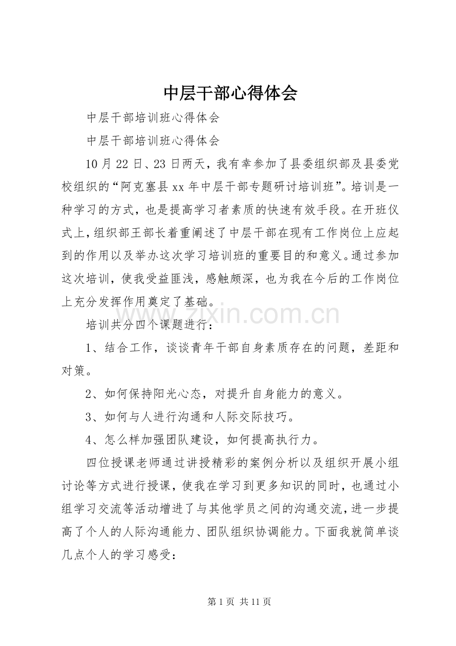 中层干部体会心得.docx_第1页