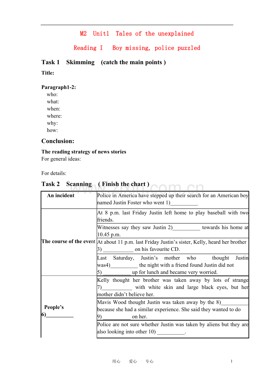高中英语-reading-paper复习学案-牛津版必修2.doc_第1页