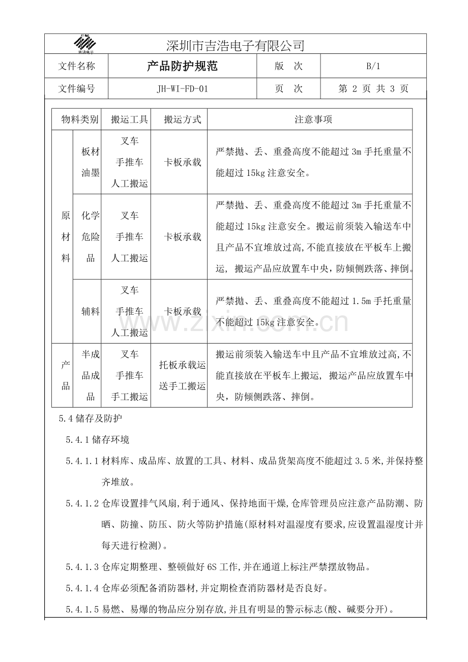 产品防护规范.doc_第2页