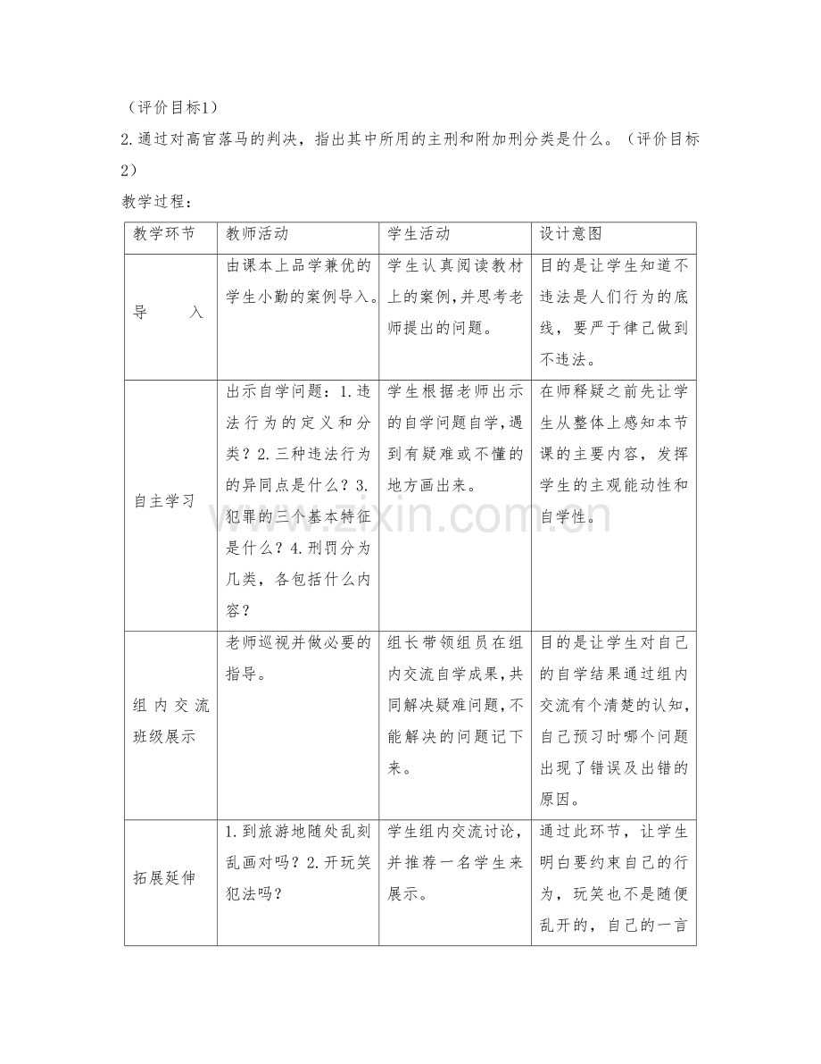 第七课感受法律的尊严第二框法不可违.doc_第2页