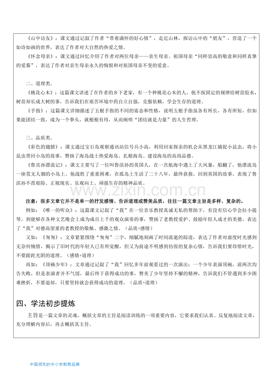 知名教育机构小升初语文之归纳中心思想.doc_第2页