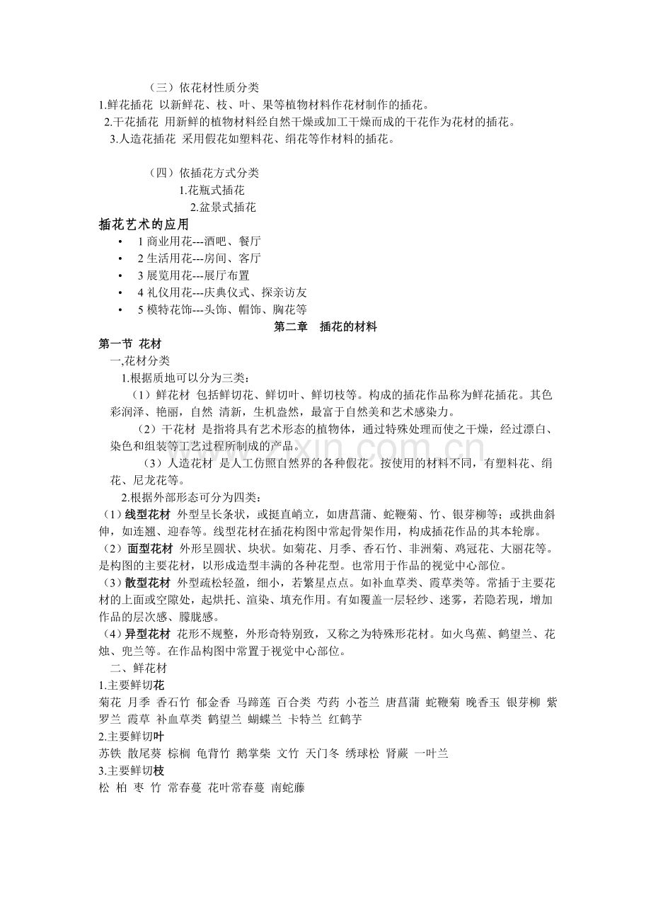插花艺术-考试大纲.doc_第2页