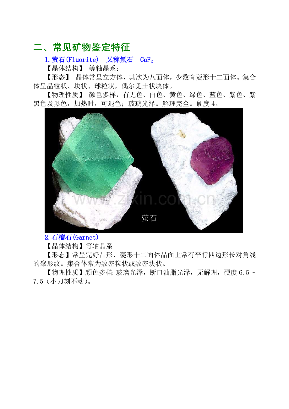 手标本上常见矿物鉴定方法-淮之子.docx_第2页