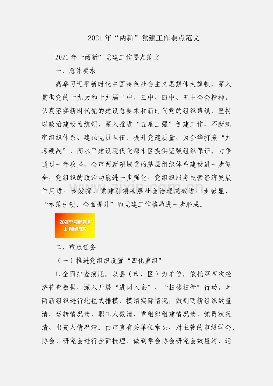 2021年“两新”党建工作要点范文.docx_第1页