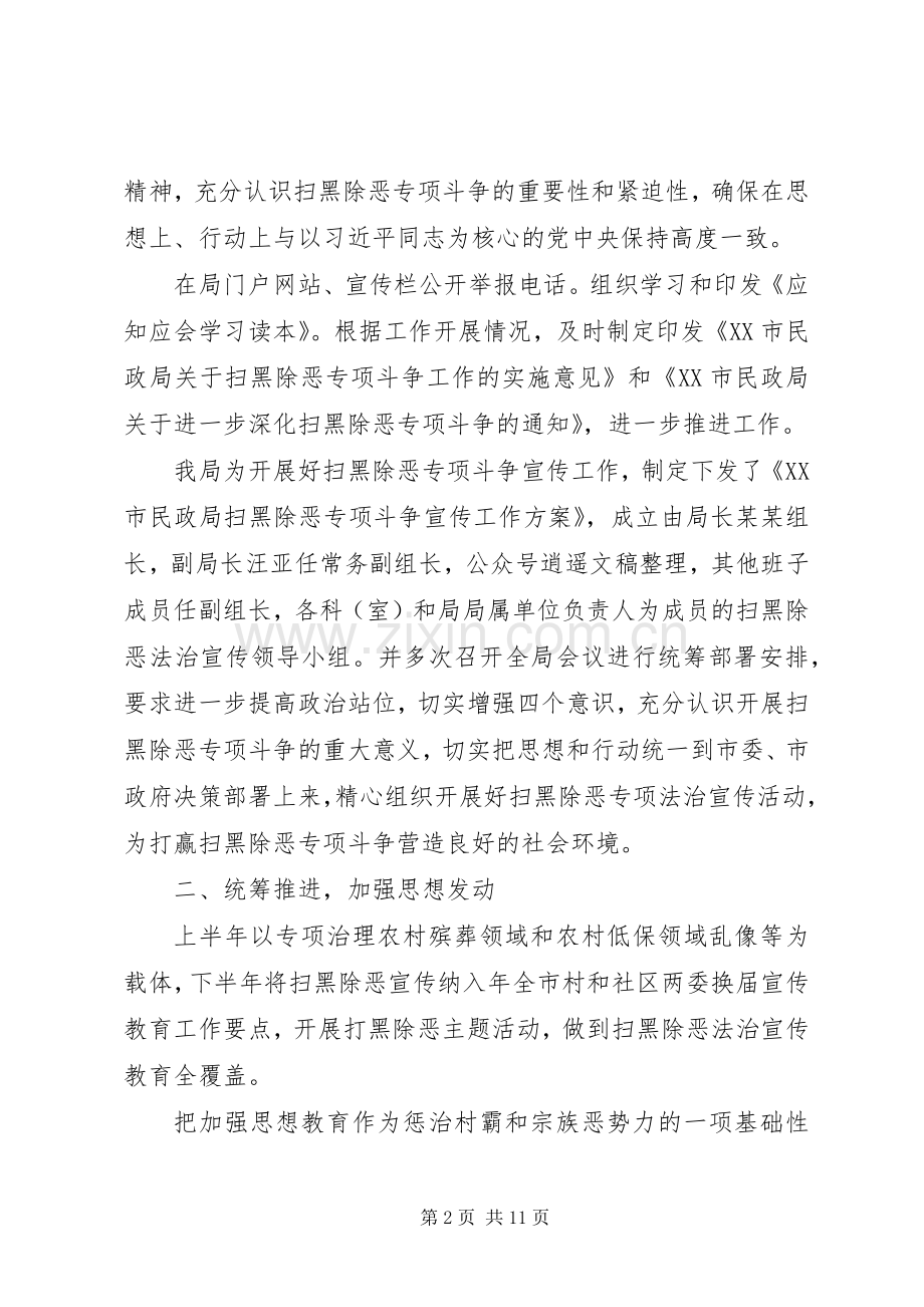 20XX年扫黑除恶工作总结范文.docx_第2页