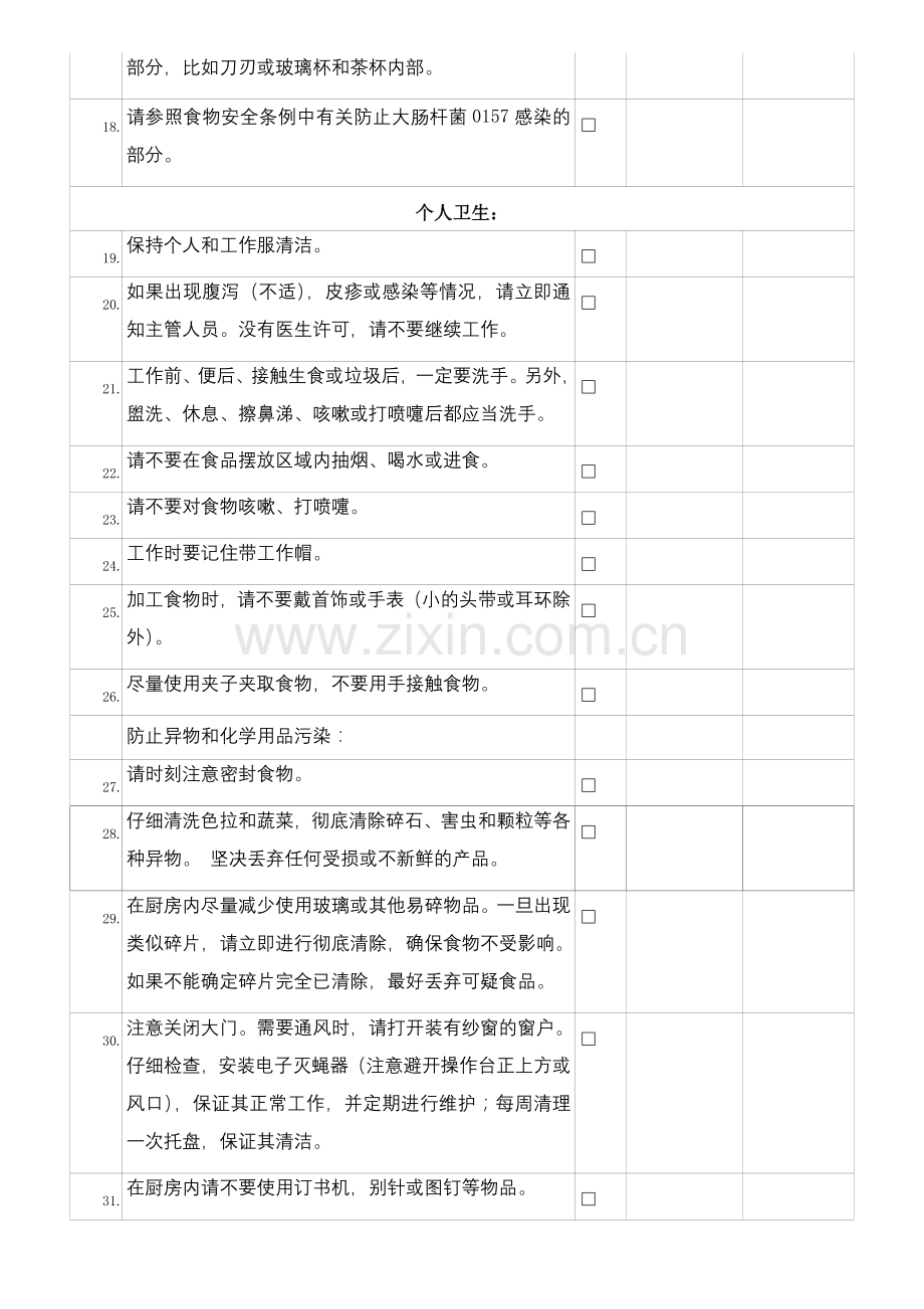 厨房操作检查程序.docx_第2页