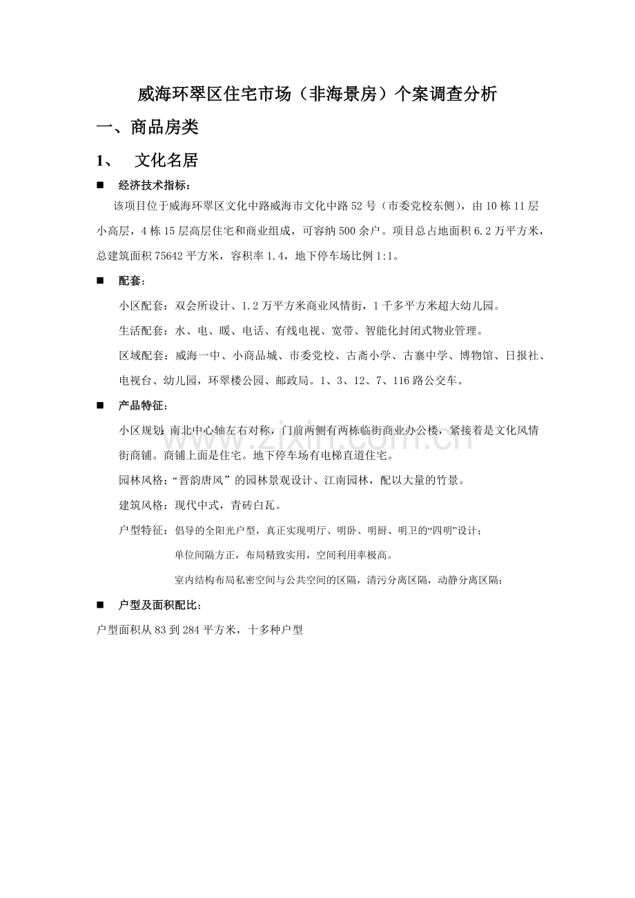 威海环翠区住宅市场.docx_第1页