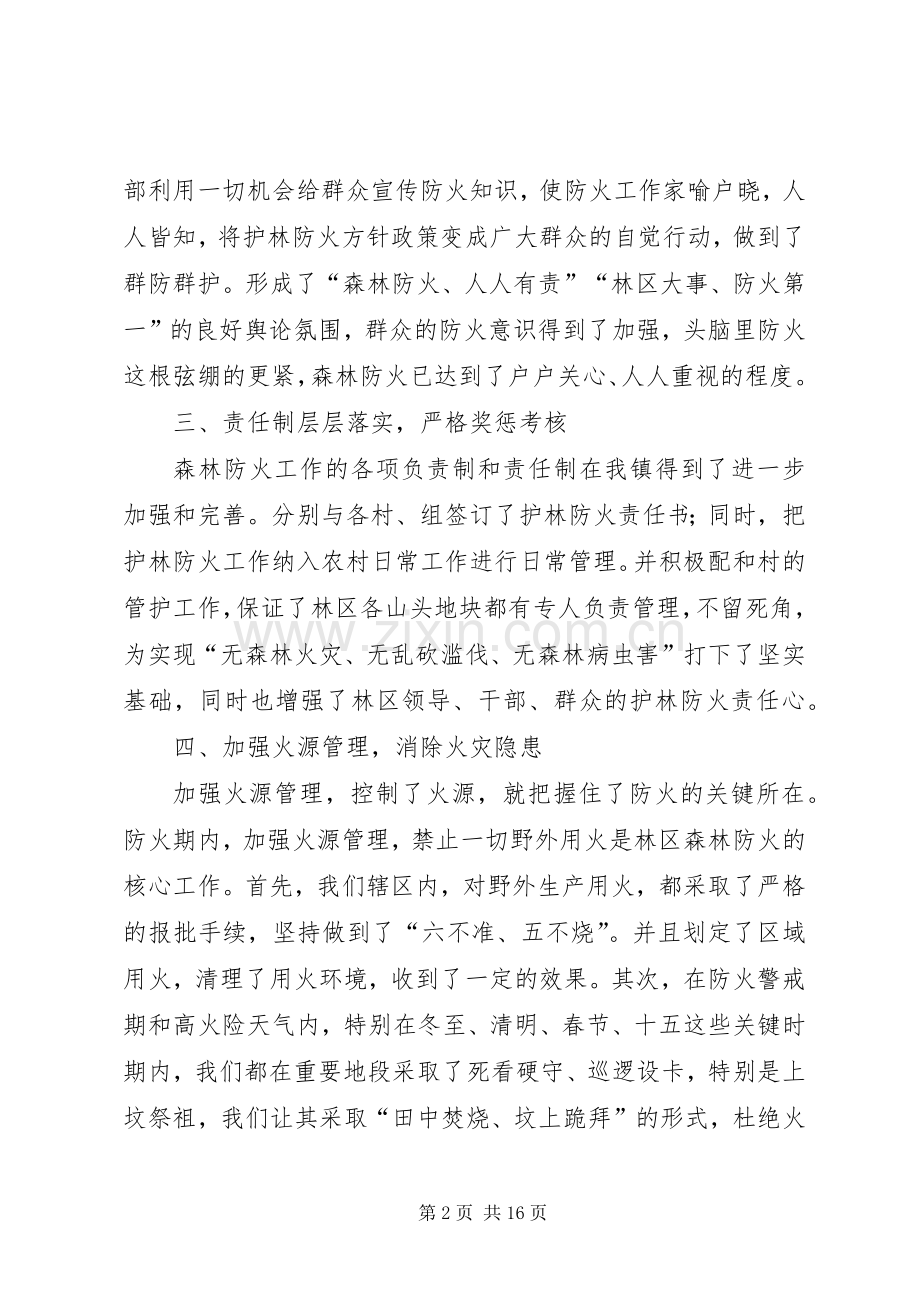 护林防火工作总结 .docx_第2页