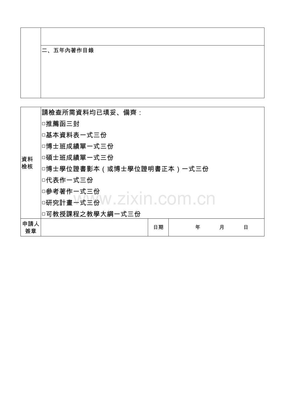 国立台湾大学生物产业传播暨发展学系甄聘教师基本资料....docx_第2页
