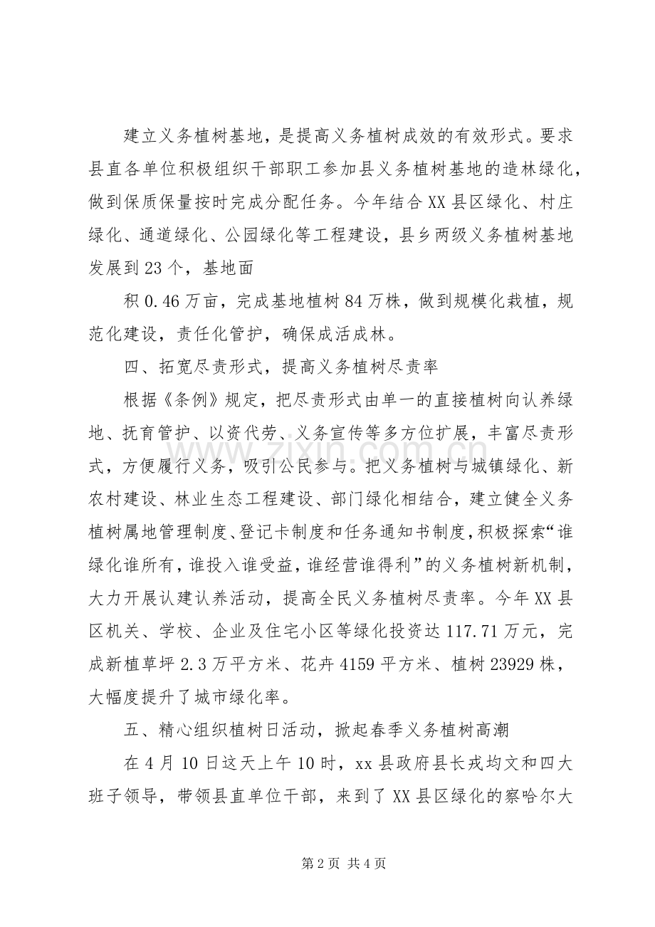 XX年植树造林工作总结[] .docx_第2页