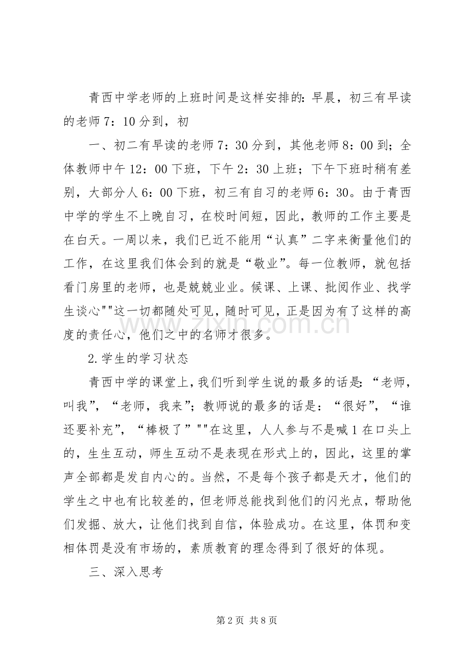 XX县区青西中学理化生组“镜子工程”总结 .docx_第2页