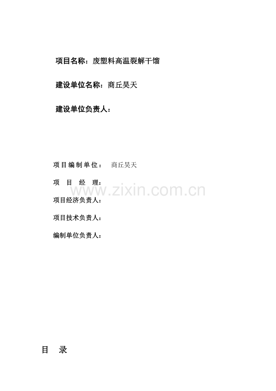 废塑料高温裂解干馏可行性研究报告.docx_第2页