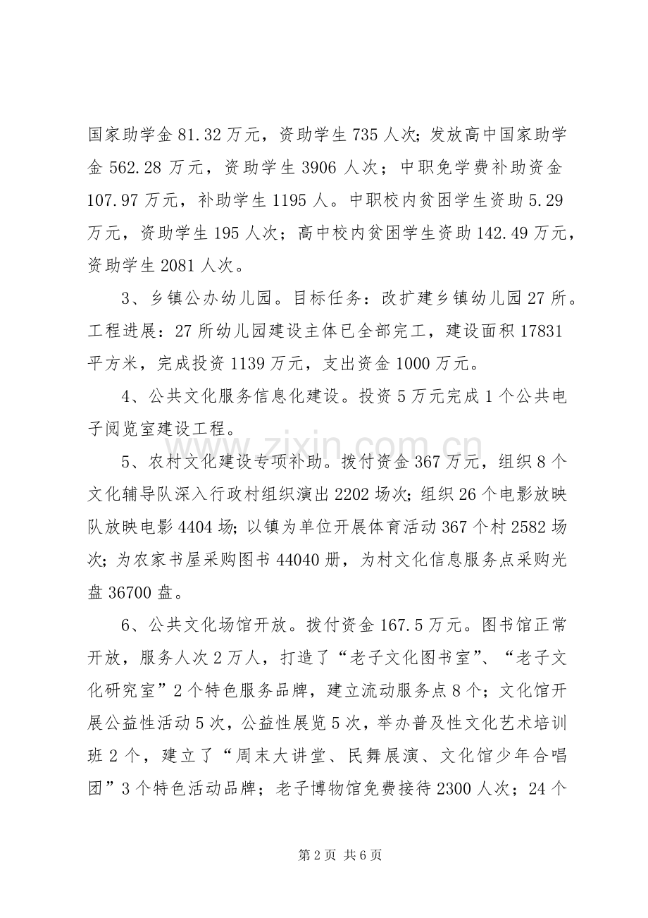 乡镇民生工程工作总结 .docx_第2页