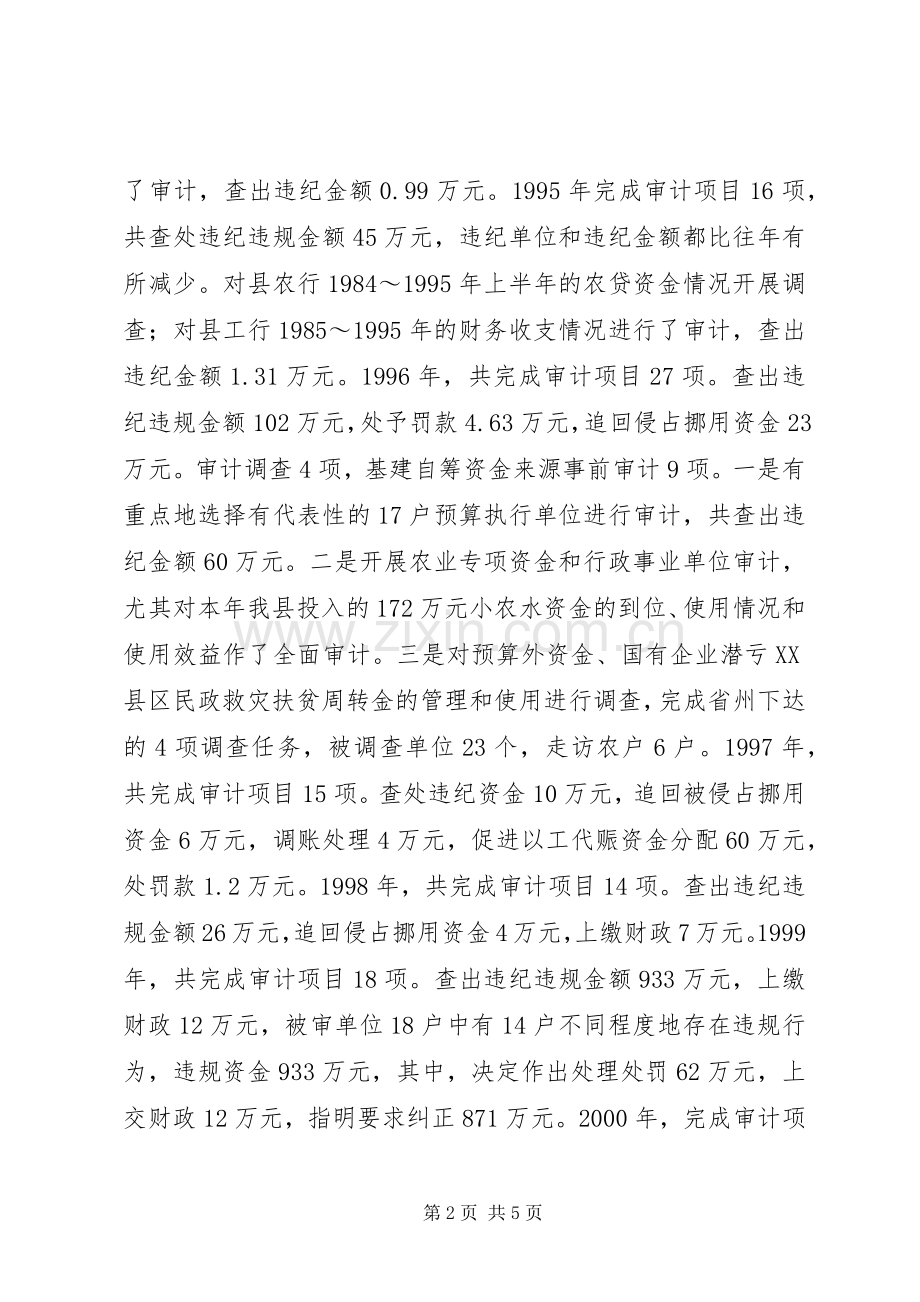 审计系统工作总结 .docx_第2页