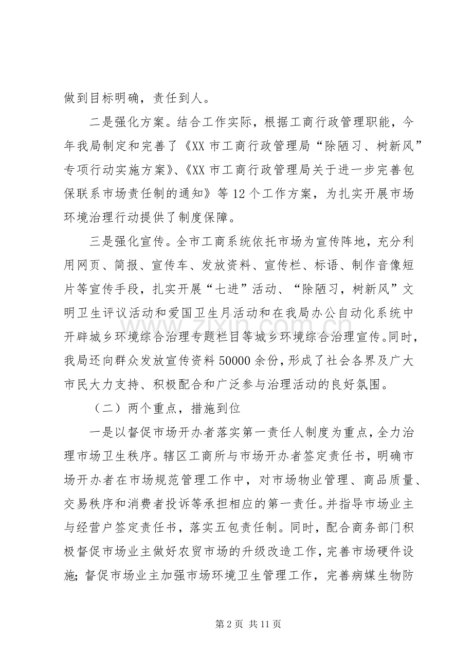 市工商局市场监管工作总结 .docx_第2页