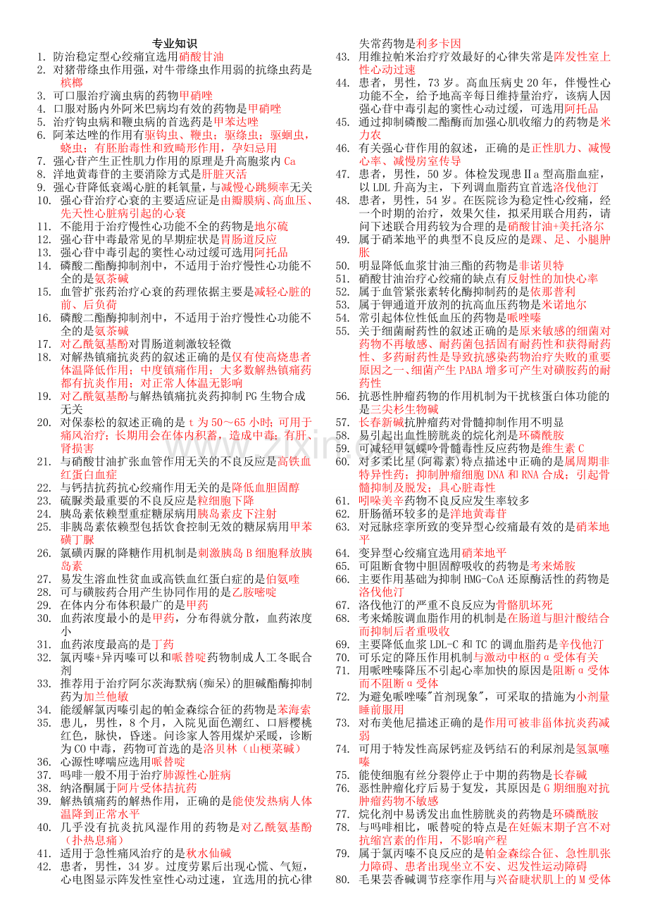 药学中级专业知识知识点.doc_第1页