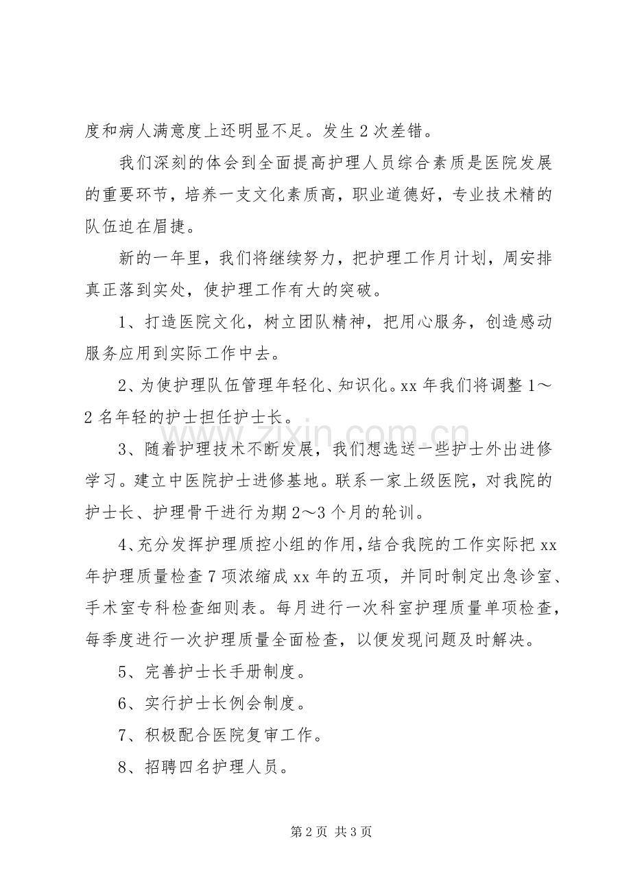 XX年度主管护师工作总结 .docx_第2页