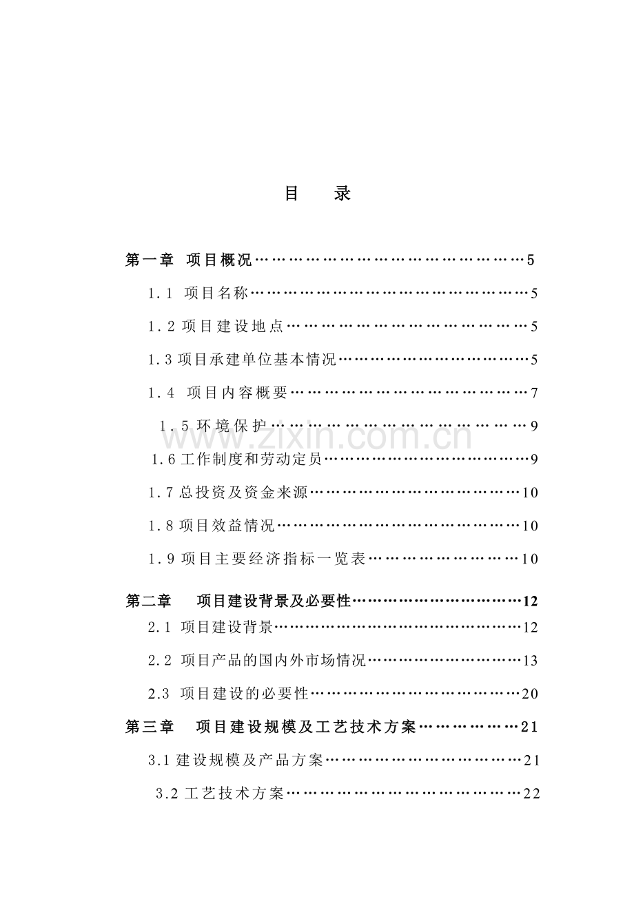 塑料工业有限公司PE项目简介技改可研申请报告模板.docx_第2页