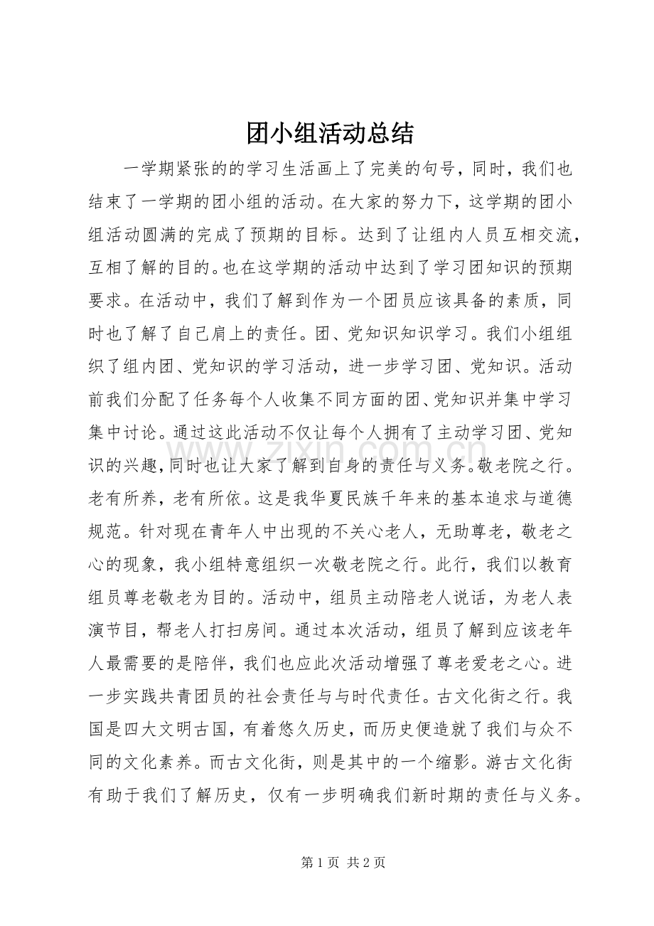 团小组活动总结 .docx_第1页
