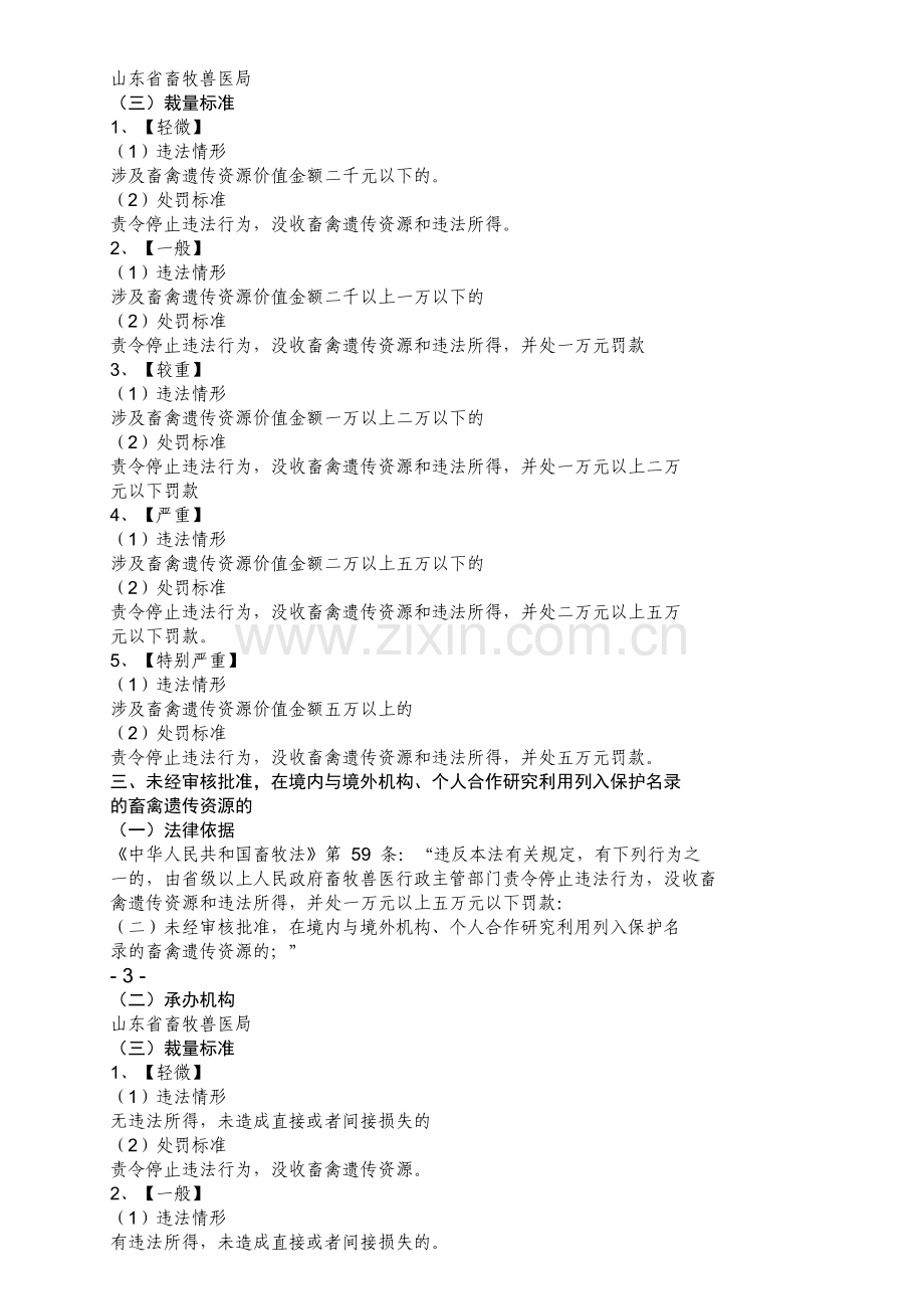 山东省畜牧局裁量标准(全).docx_第2页