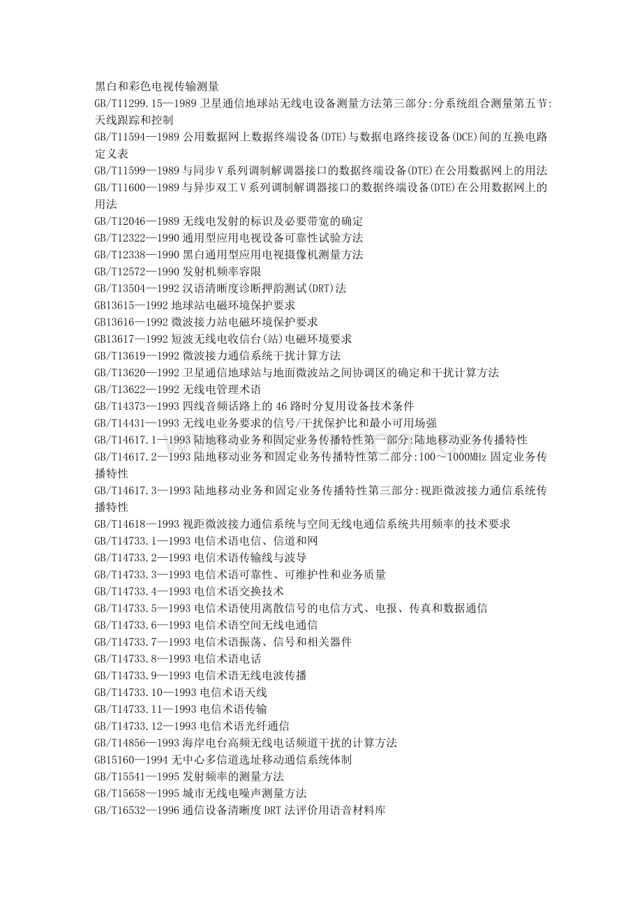 国标目录-通信、广播.docx_第2页
