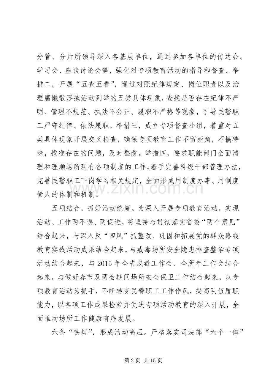 严明纪律严格履职活动总结 .docx_第2页