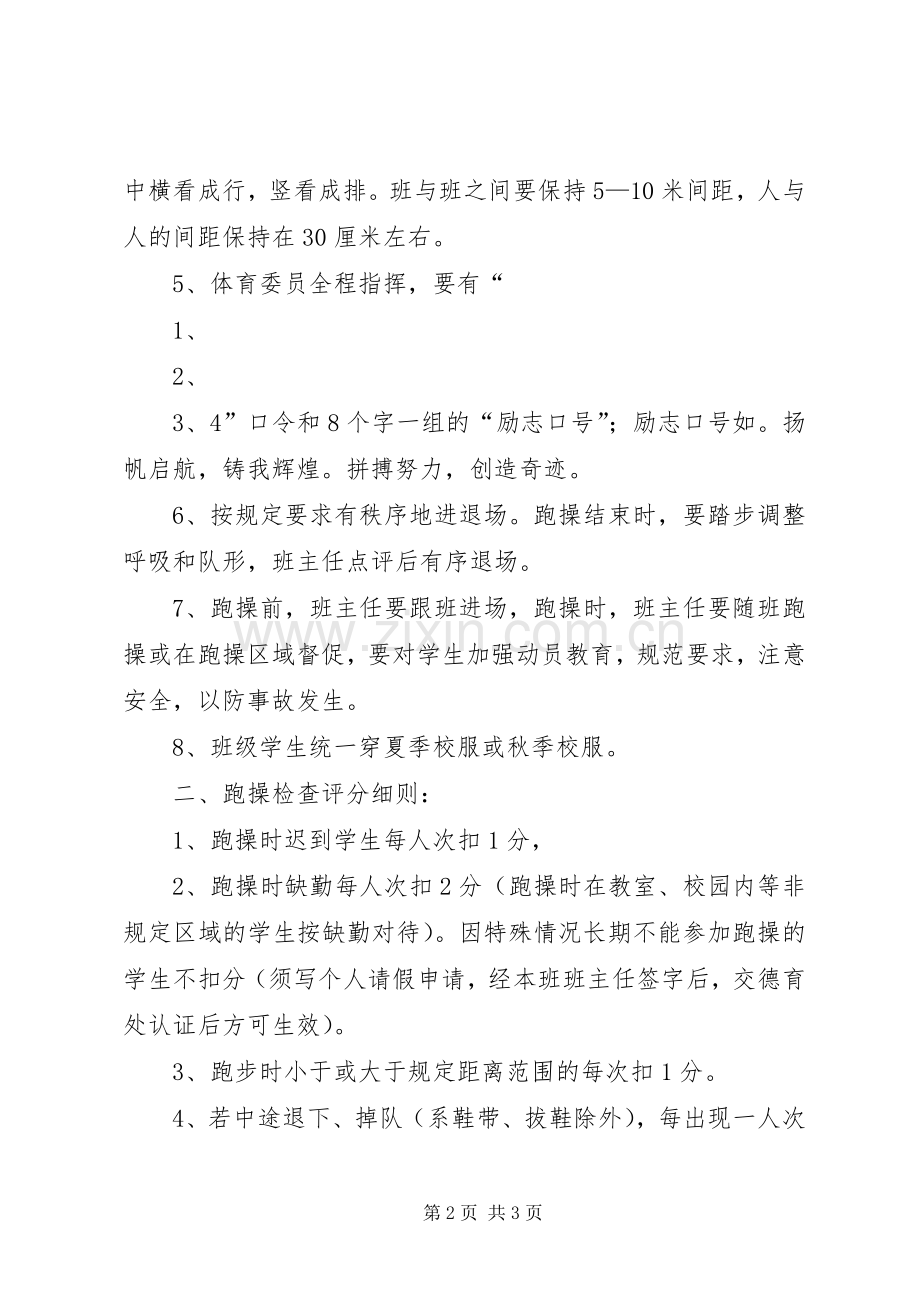 关于跑课间操的一点感想.docx_第2页