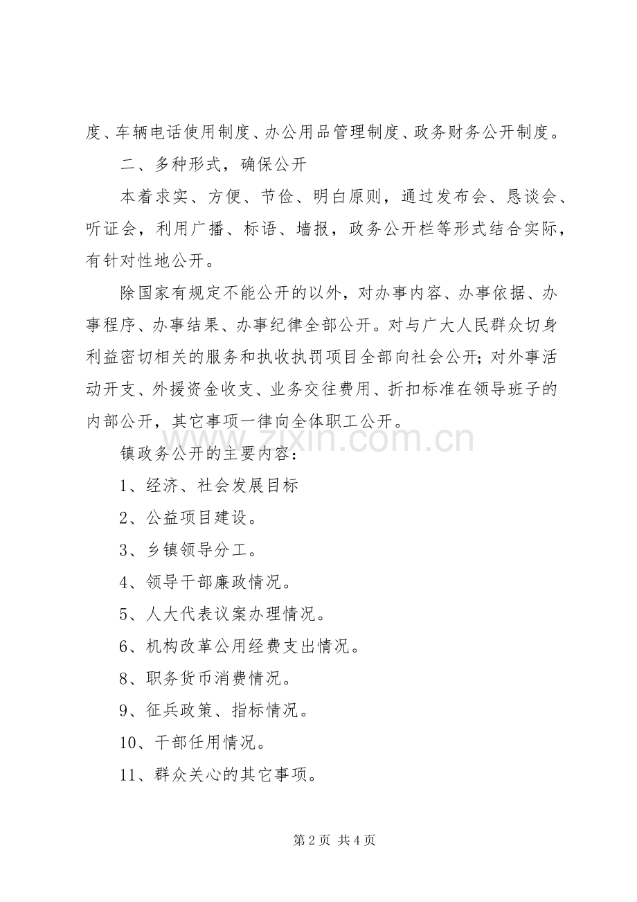 乡镇政务公开总结 .docx_第2页