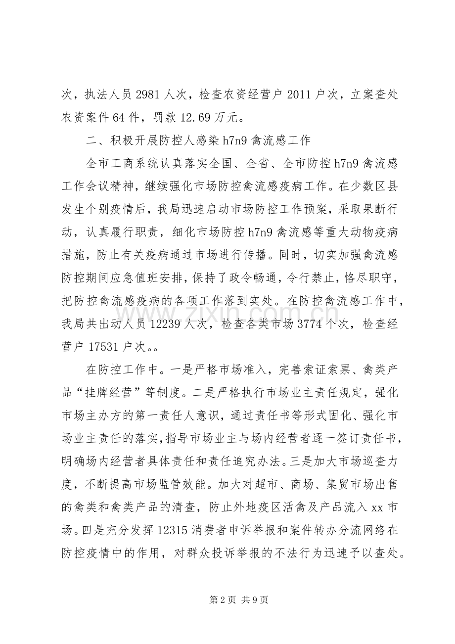 工商局市场规范管理工作总结 .docx_第2页