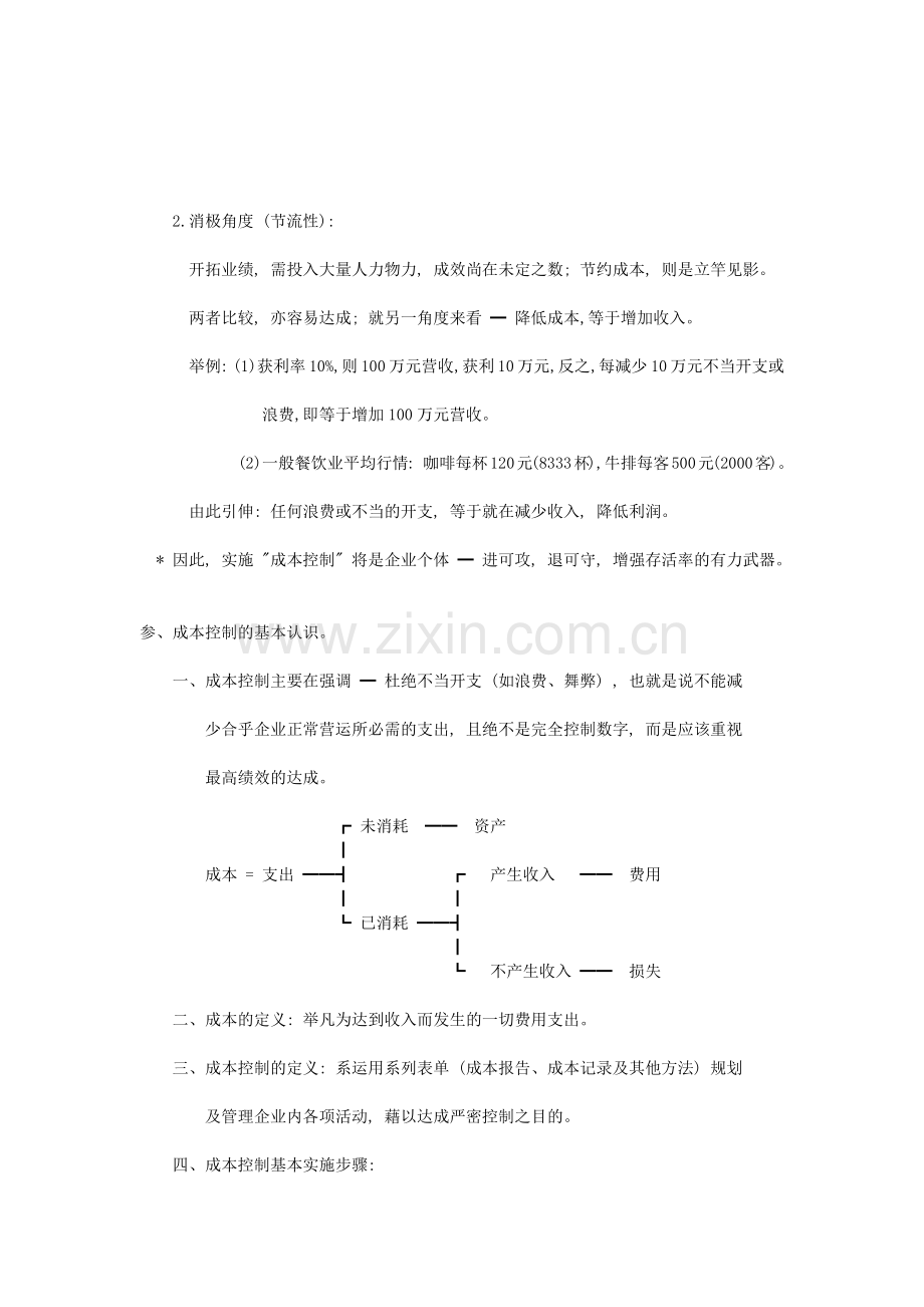 山西朔州市盛达园酒店成本控制执行制度.docx_第2页
