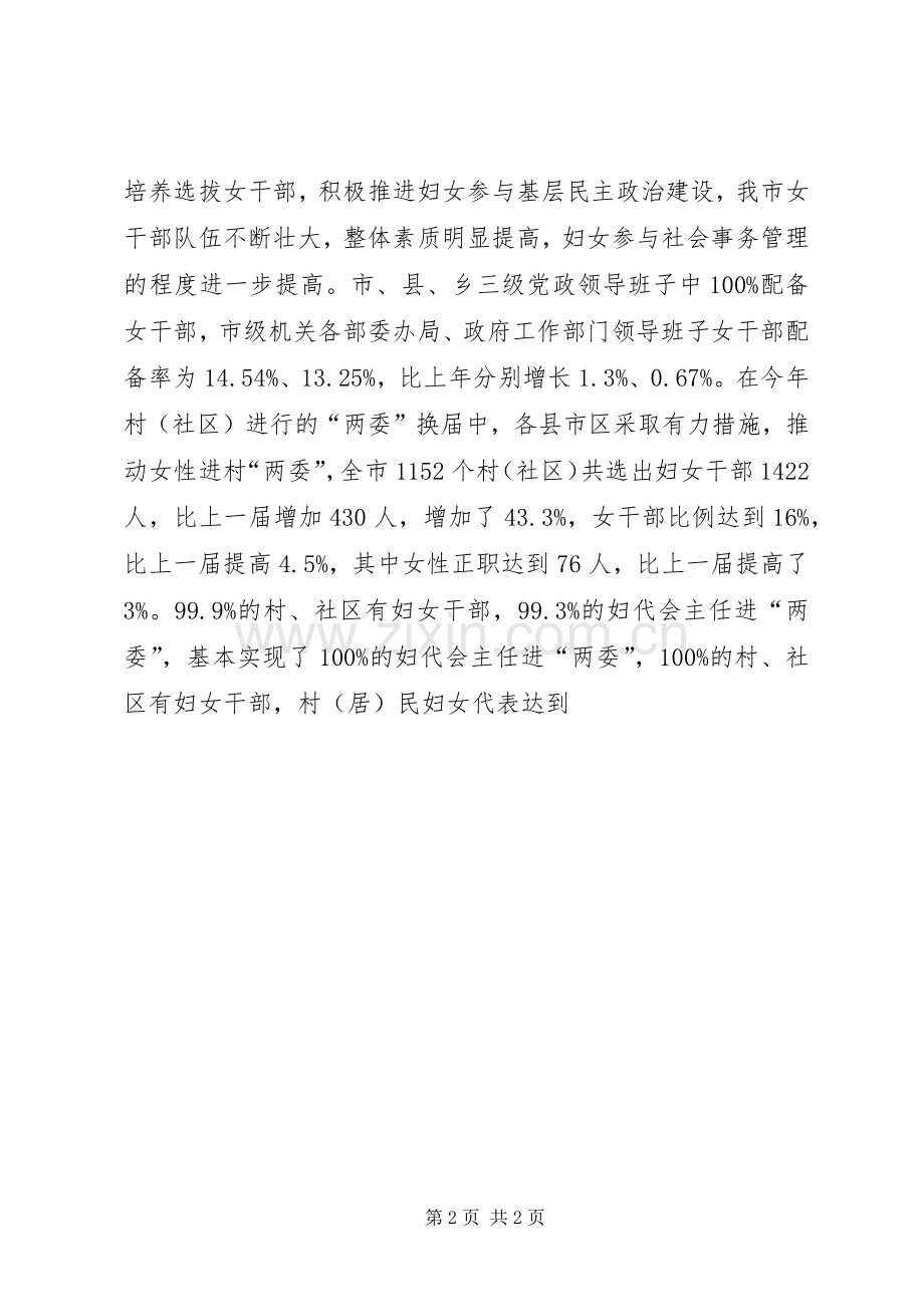 XX年妇女工作总结 .docx_第2页