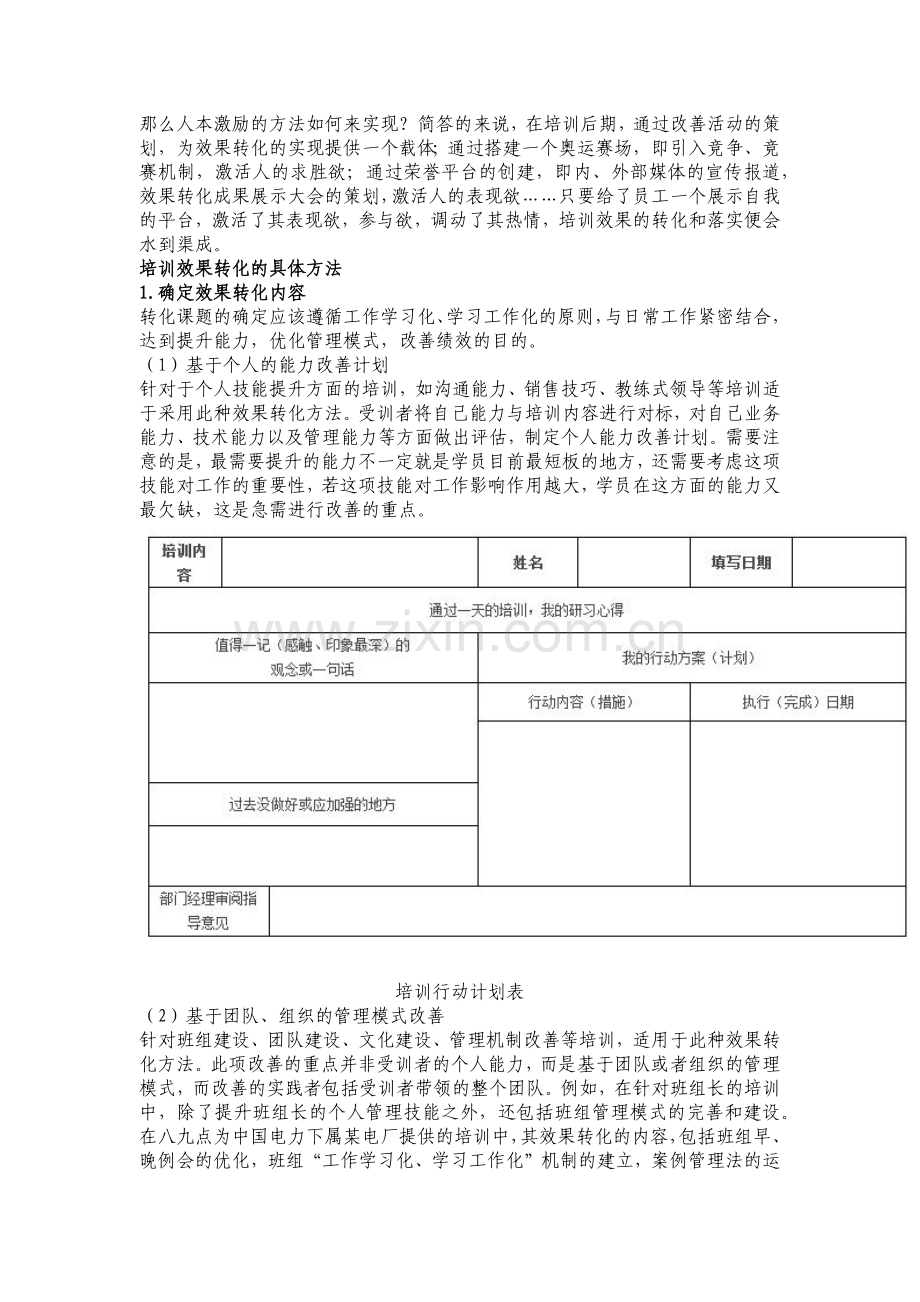 培训效果转化工作专题资料(75页精彩内容不容错过)-HR.docx_第2页