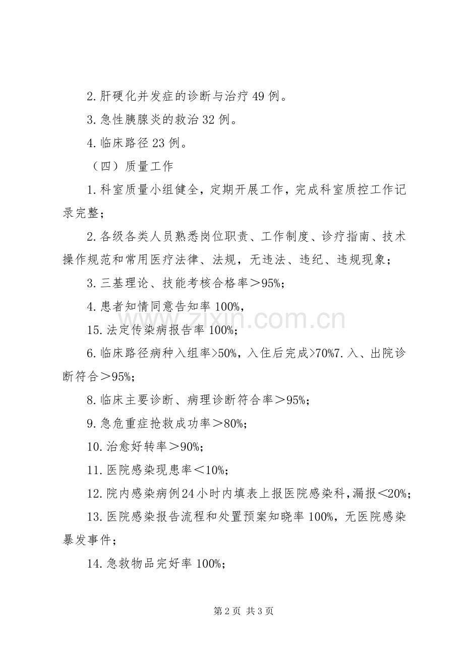 XX年消化内科半年终工作总结 .docx_第2页