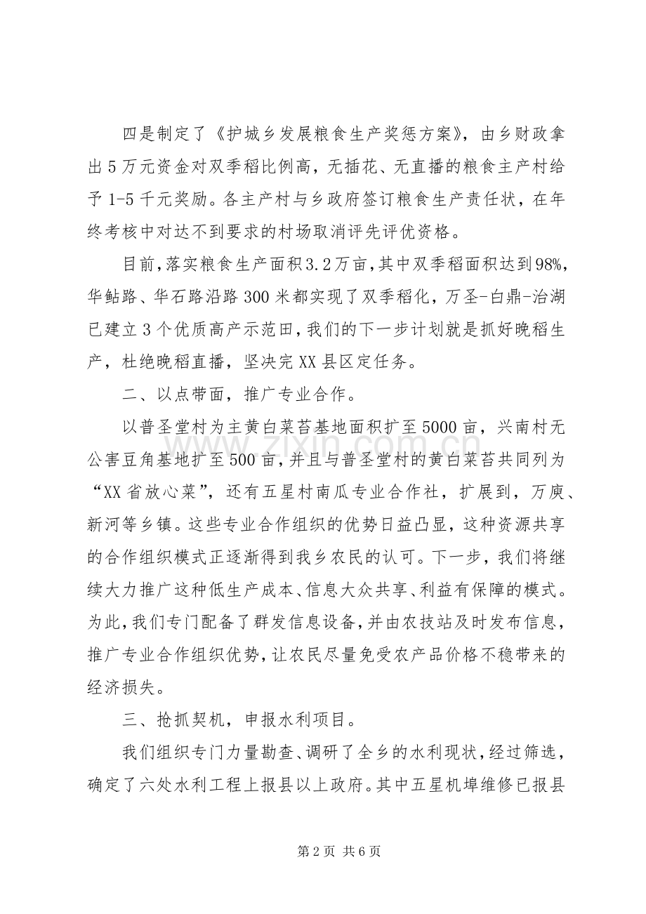 乡镇上半年度经济工作总结 .docx_第2页