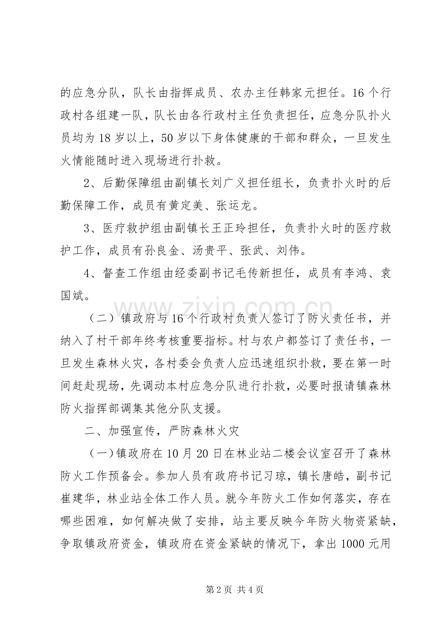 XX年度森林防火工作总结 .docx_第2页