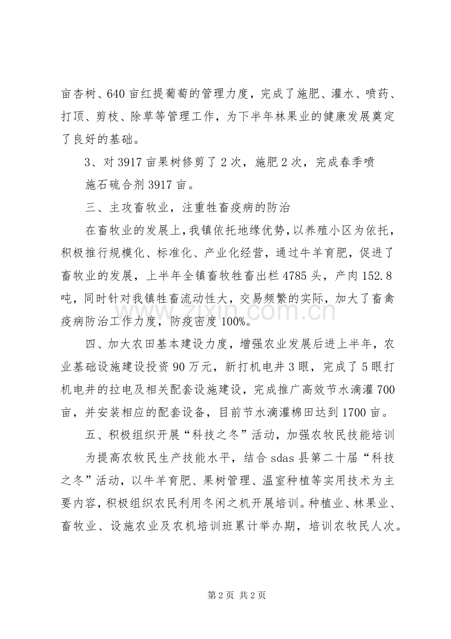 农业农村工作总结 .docx_第2页