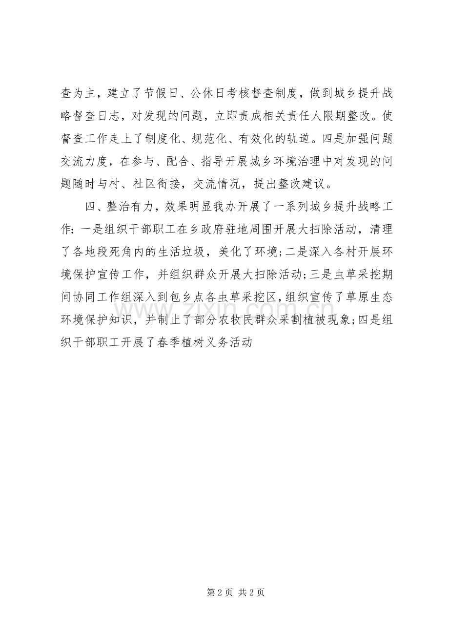 城乡提升战略年终工作总结 .docx_第2页