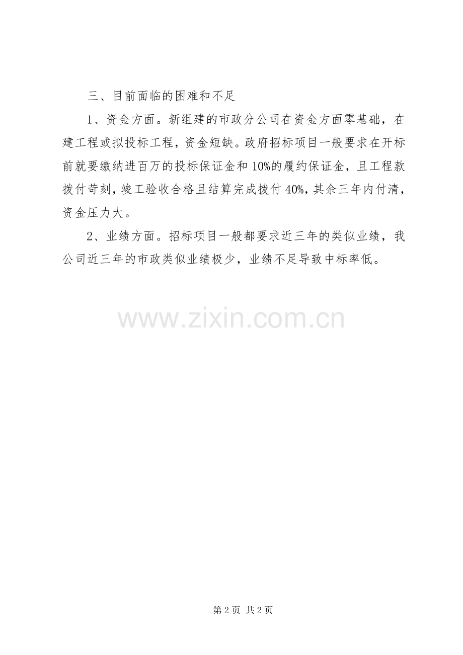 202X年市政分公司工作总结.docx_第2页