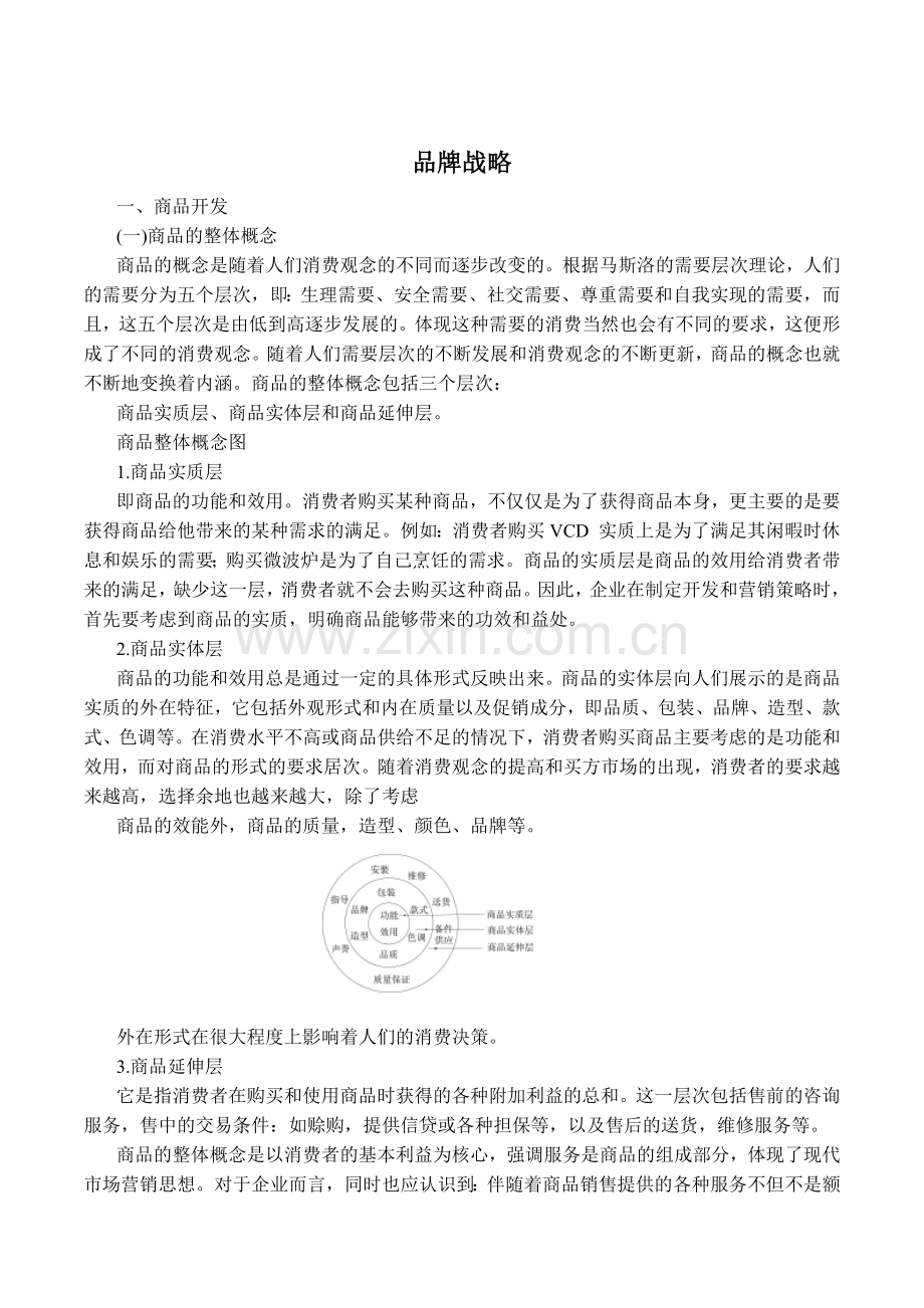 商业零售企业的品牌战略.docx_第1页