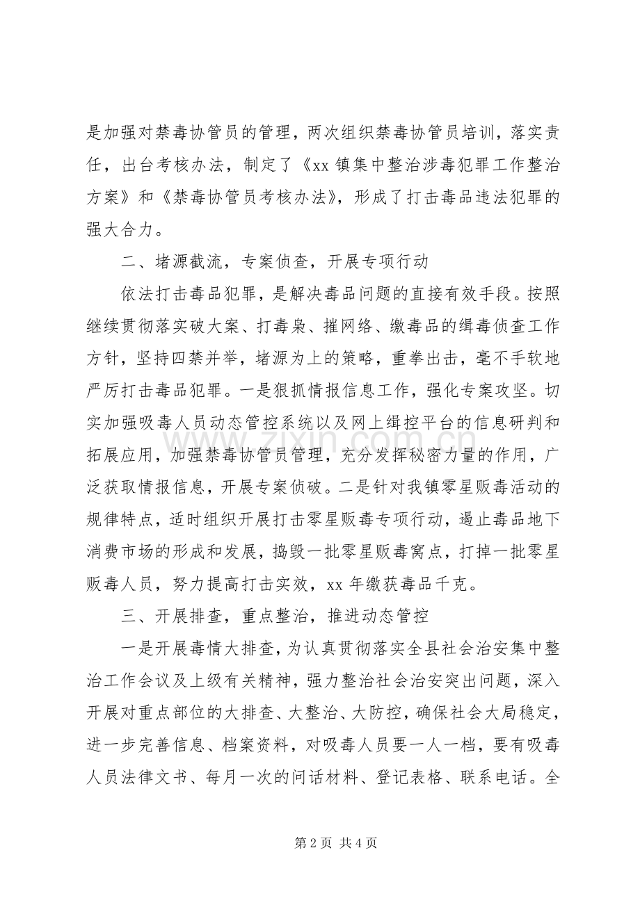 20XX年戒毒工作总结范文.docx_第2页