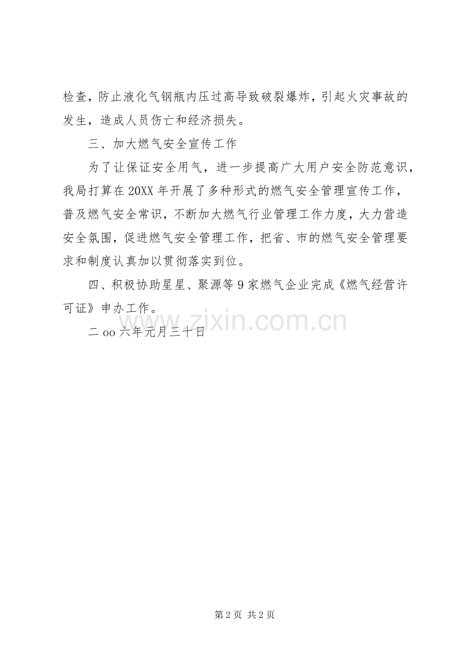 202X年度燃气管理工作总结.docx_第2页
