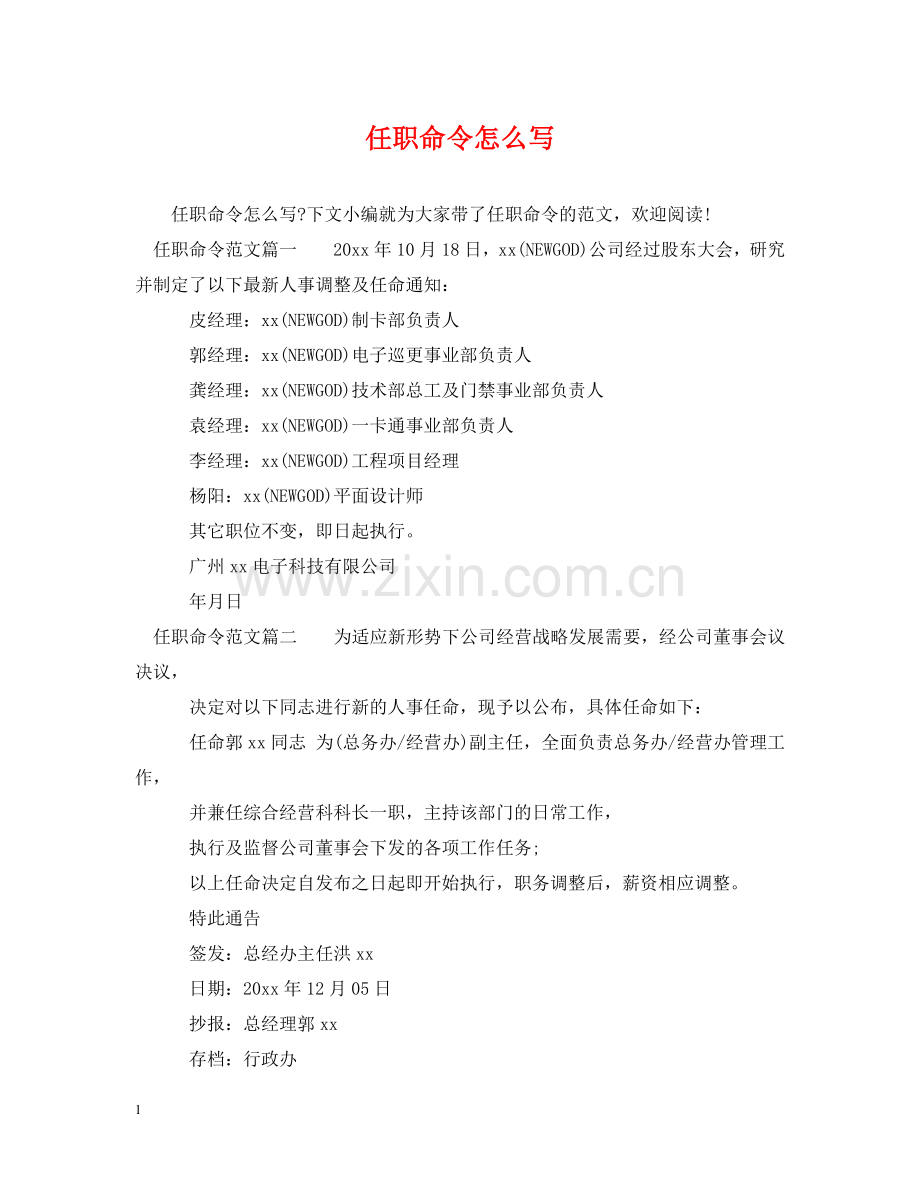 任职命令怎么写.doc_第1页