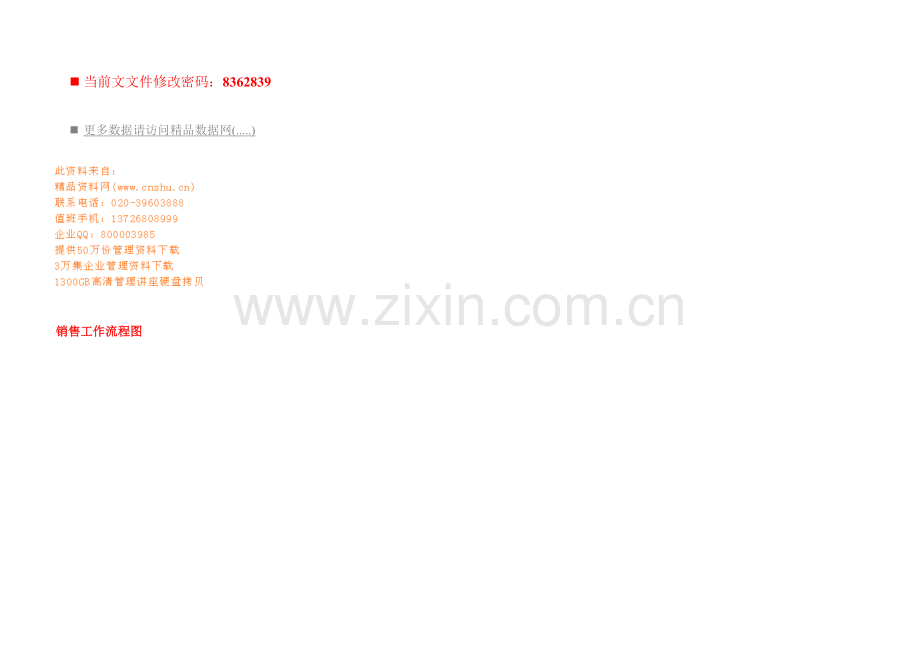 房地产公司销售工作流程图.docx_第1页