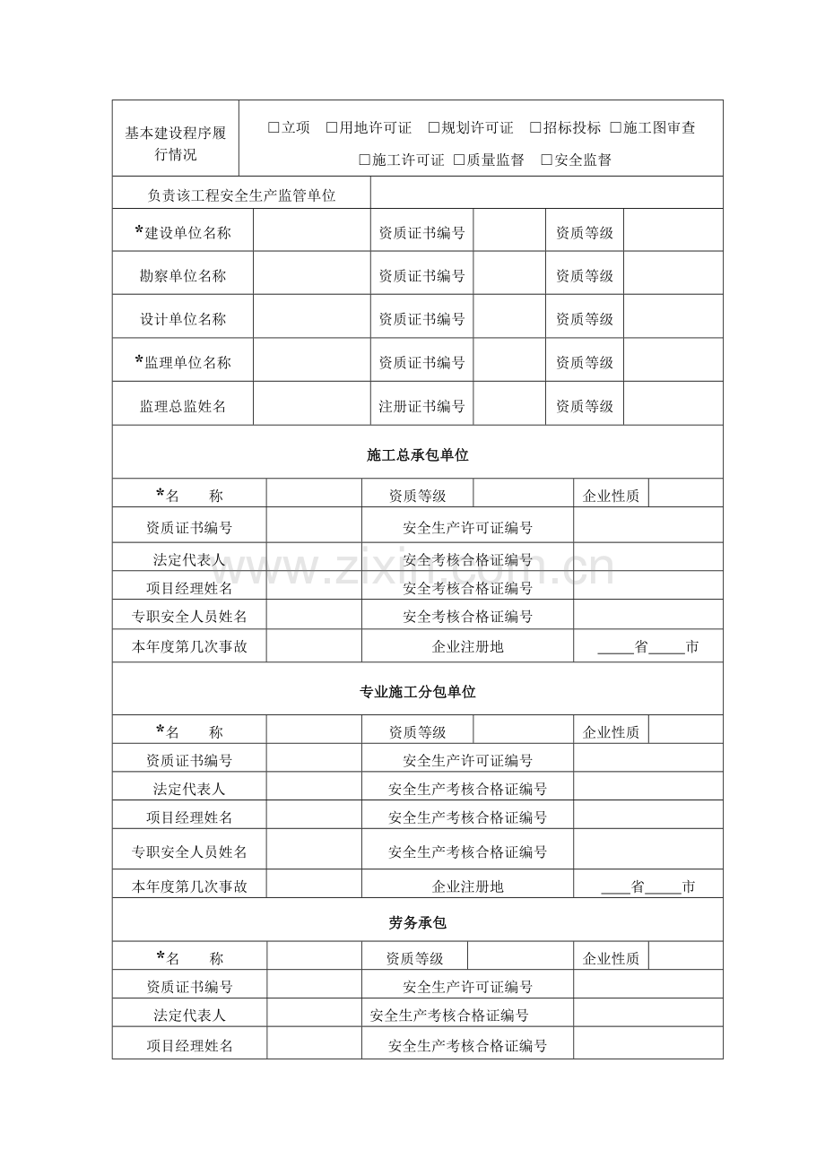 工程建设重大安全事故快报表单及填写说明.docx_第2页