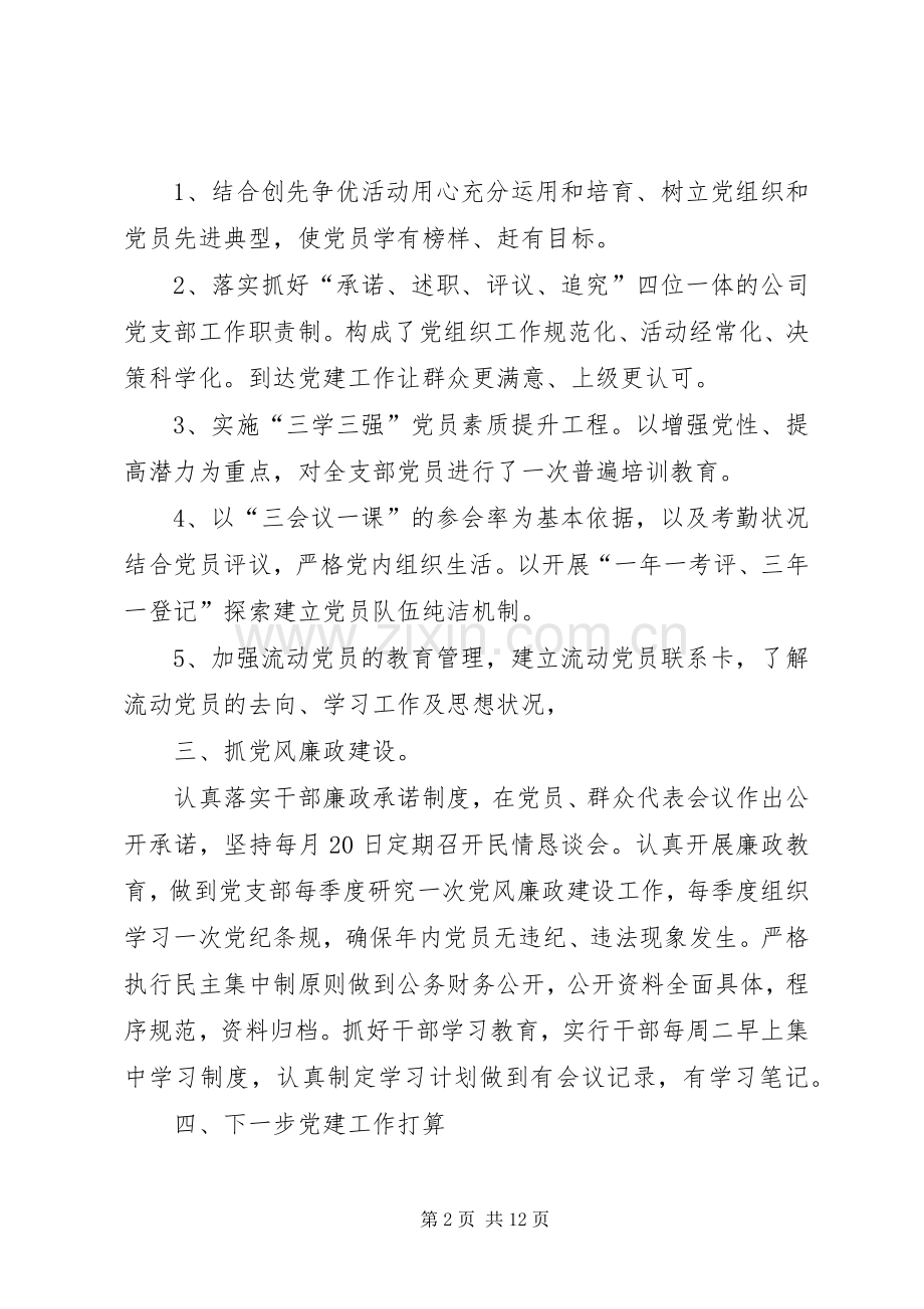 [XX年村支部书记述职报告.docx_第2页
