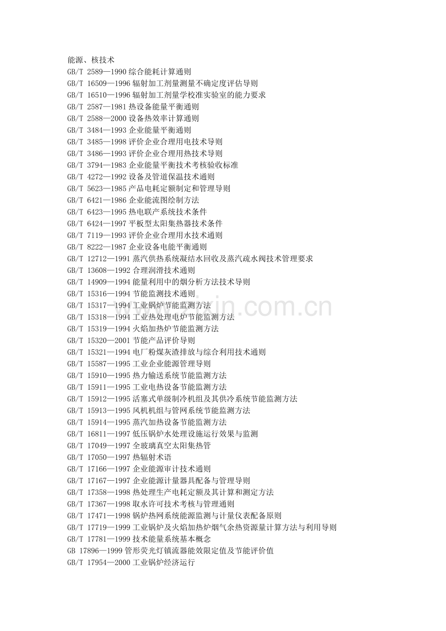国标目录-能源、核技术.docx_第1页